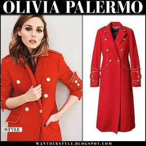 Olivia Palermo military jacket